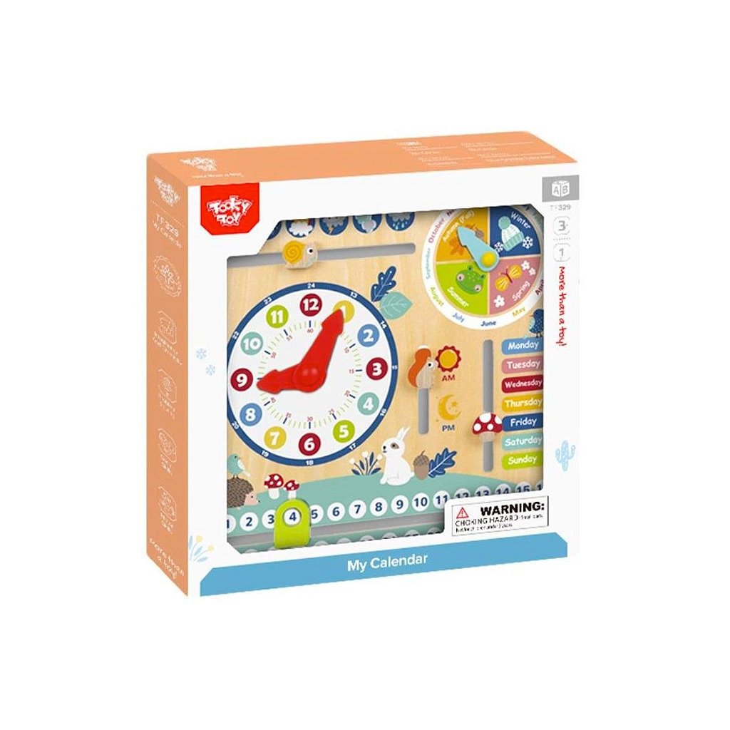 Meu Calendário de Madeira (Inglês) - Tooky Toy