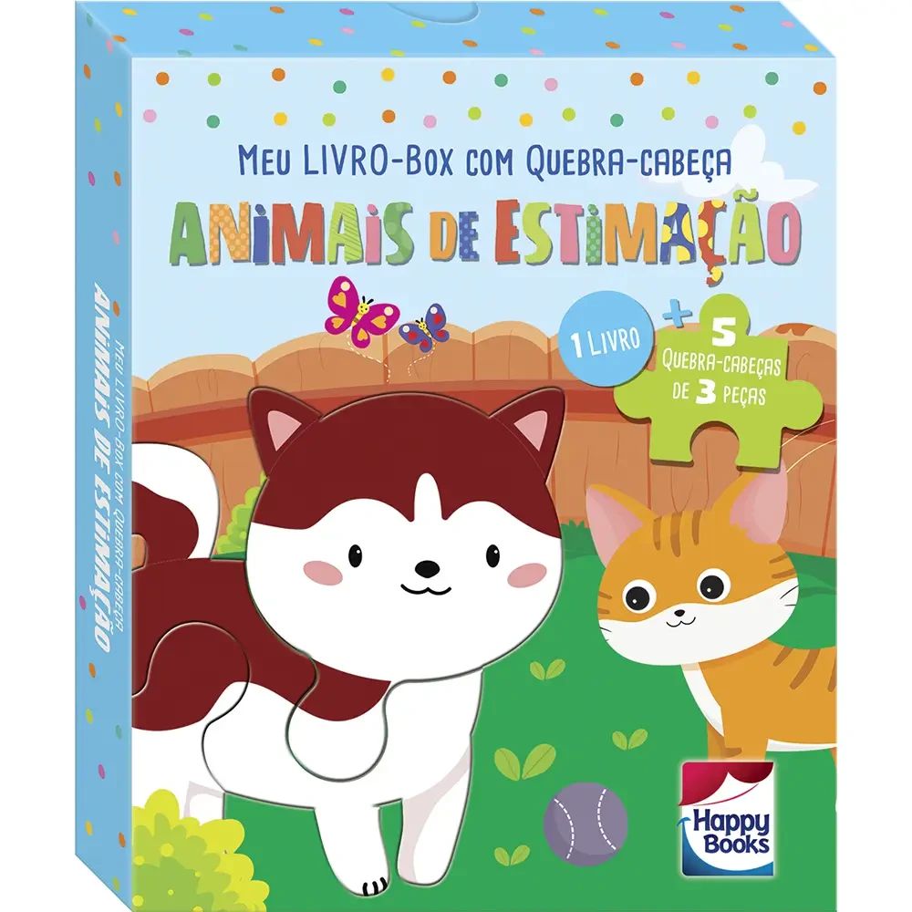 MUNDO DIVERTIDO KIDS - Meu Livro-Box com Quebra-cabeça: Animais da Floresta