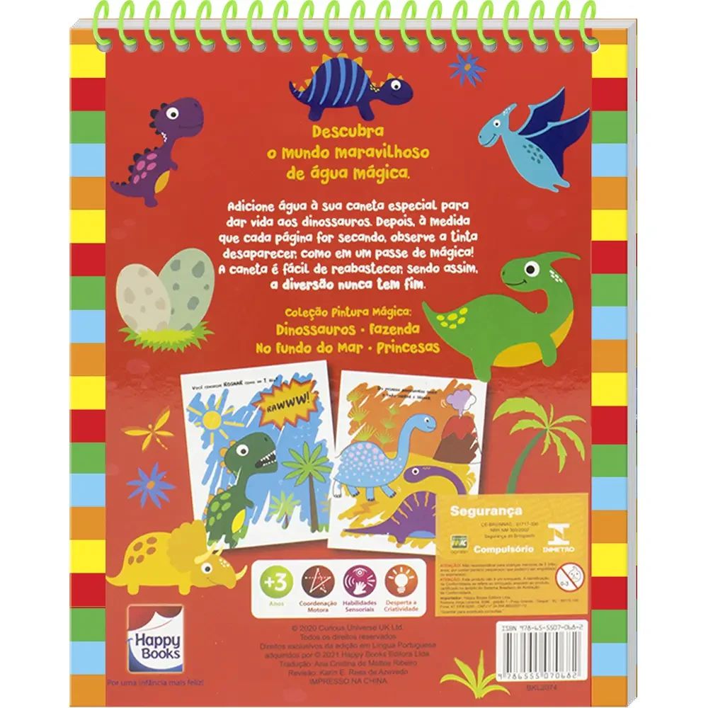 Pintura Mágica: Dinossauros