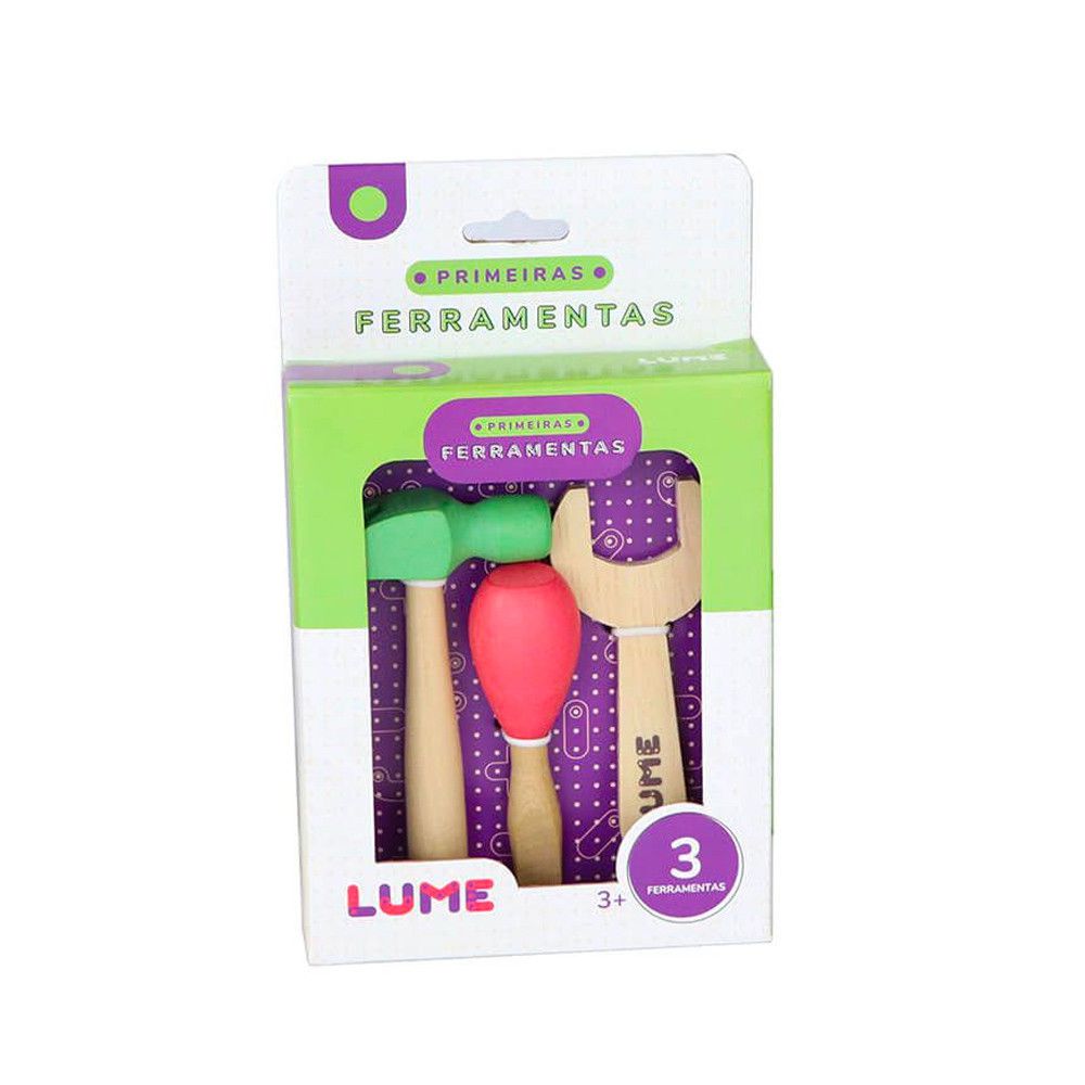 Primeiras Ferramentas de Brinquedo - Lume Brinquedos
