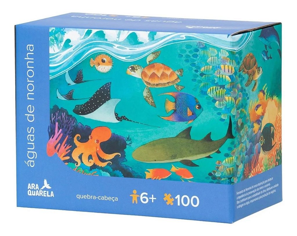 Quebra-Cabeça Águas de Noronha 100 peças