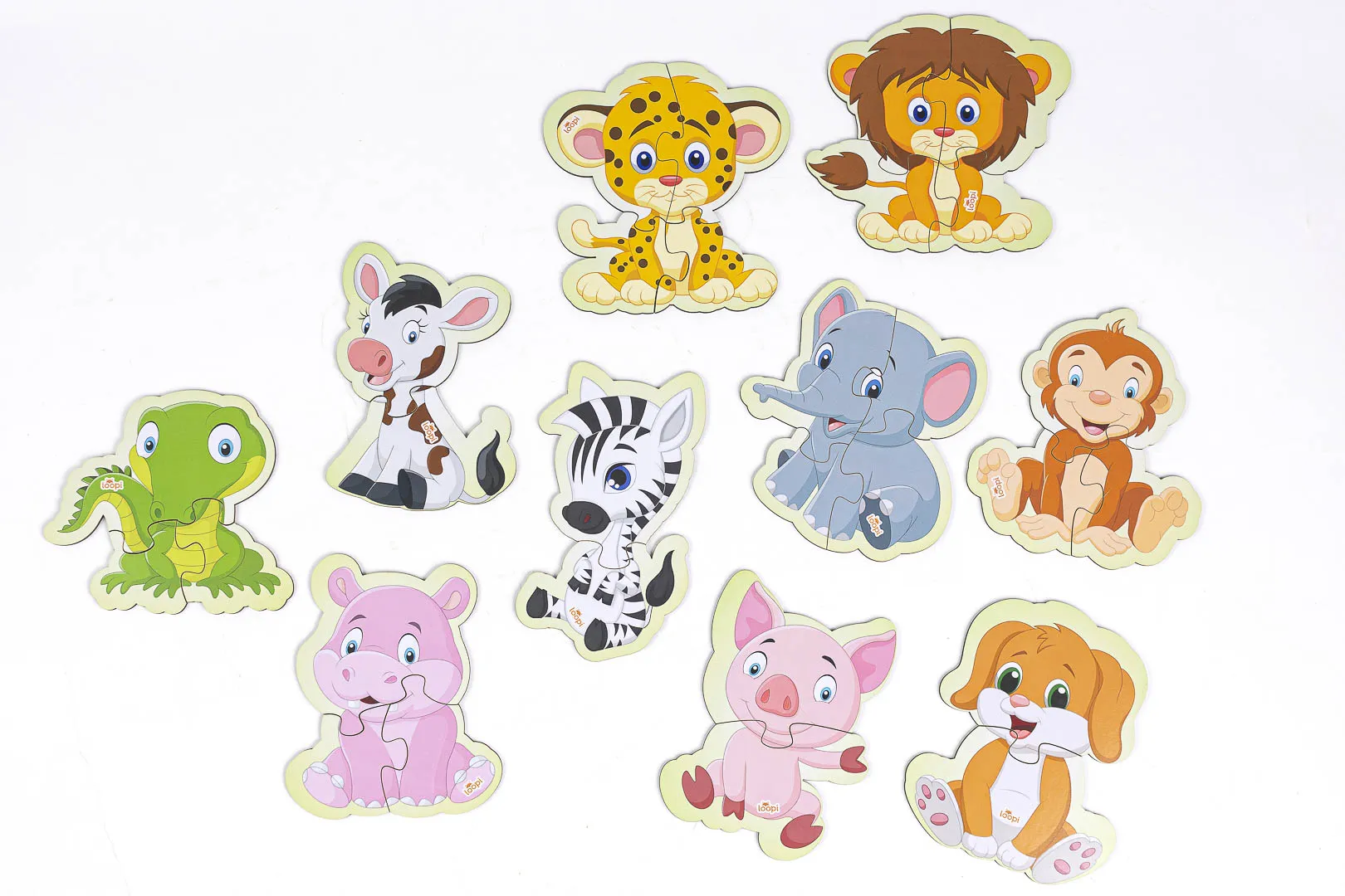 Quebra-Cabeça Animais Baby Progressivo