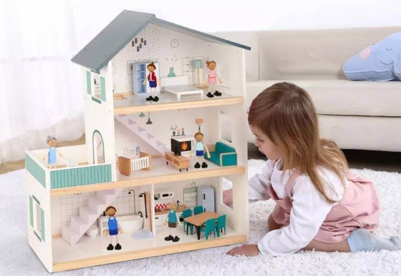 Super Casinha Completa - Mansão Dollhouse - Tooky Toy