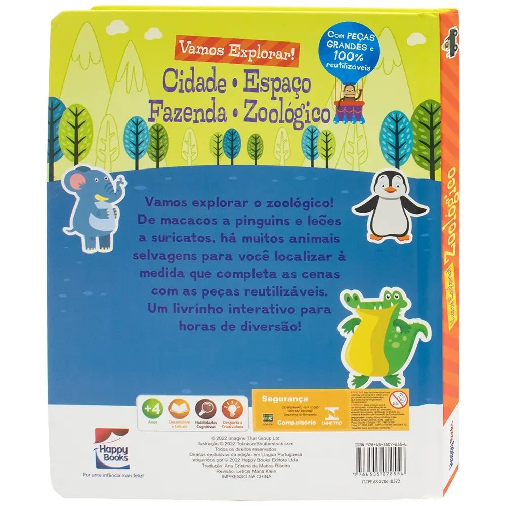 Livro Vamos explorar! Zoológico