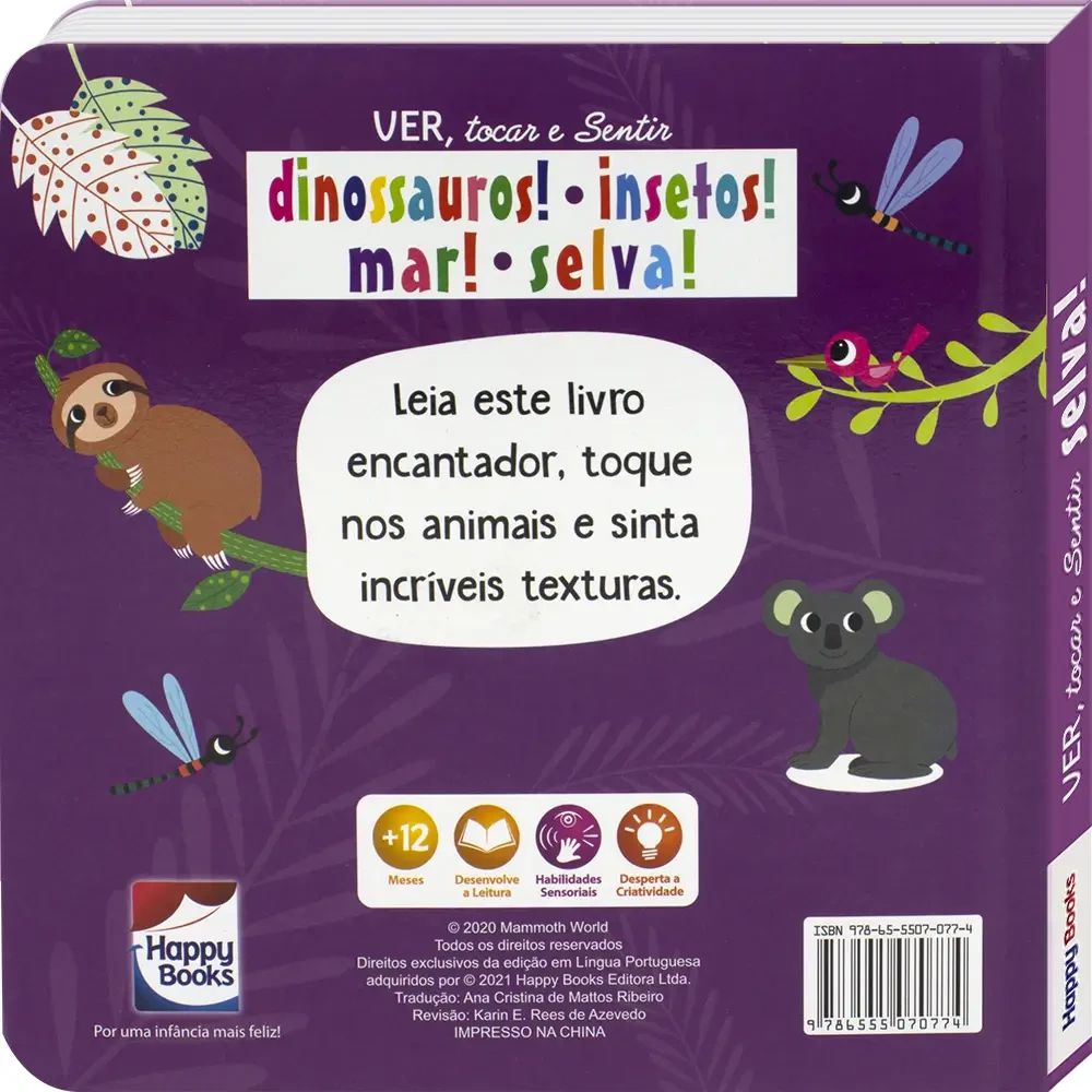 Livro Ver, tocar e Sentir: Selva!