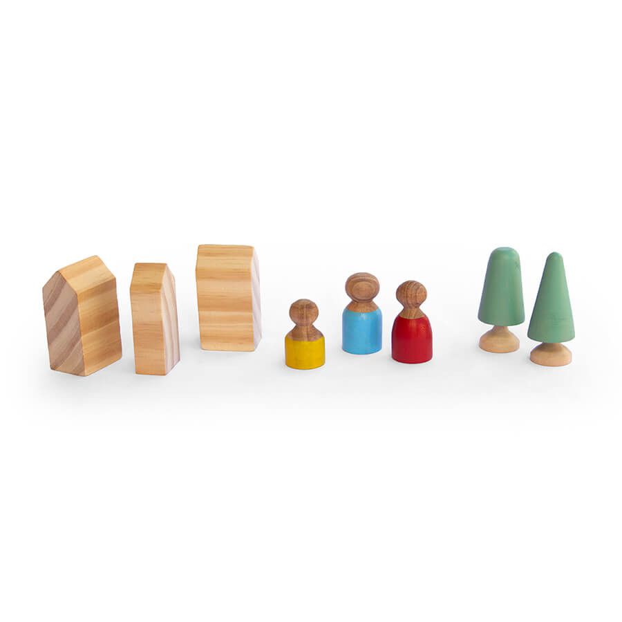 Vilarejo - Brinquedo de Madeira - Lume Brinquedos