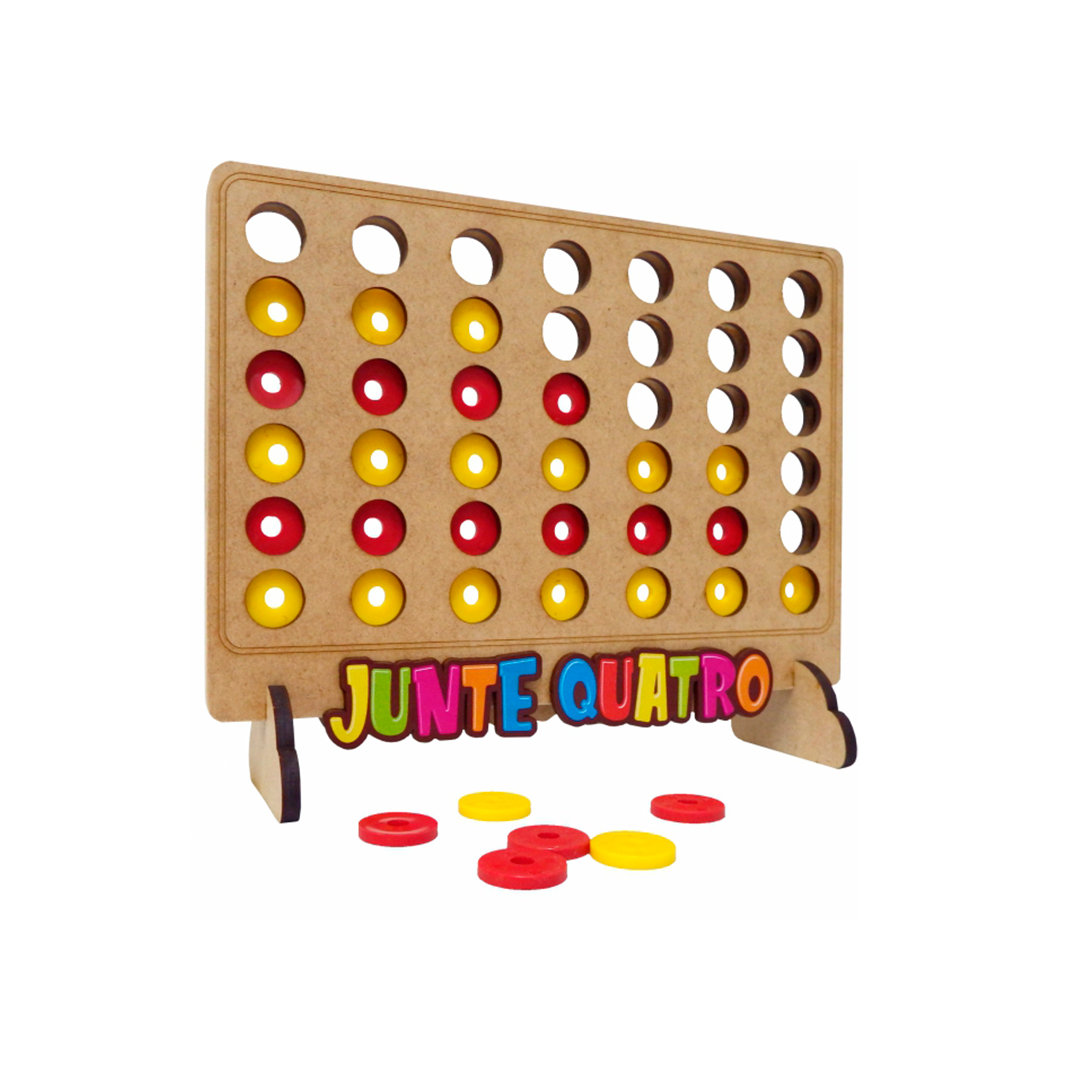 Jogo da Velha Brinquedo Educativo Jogos Madeira Pinus