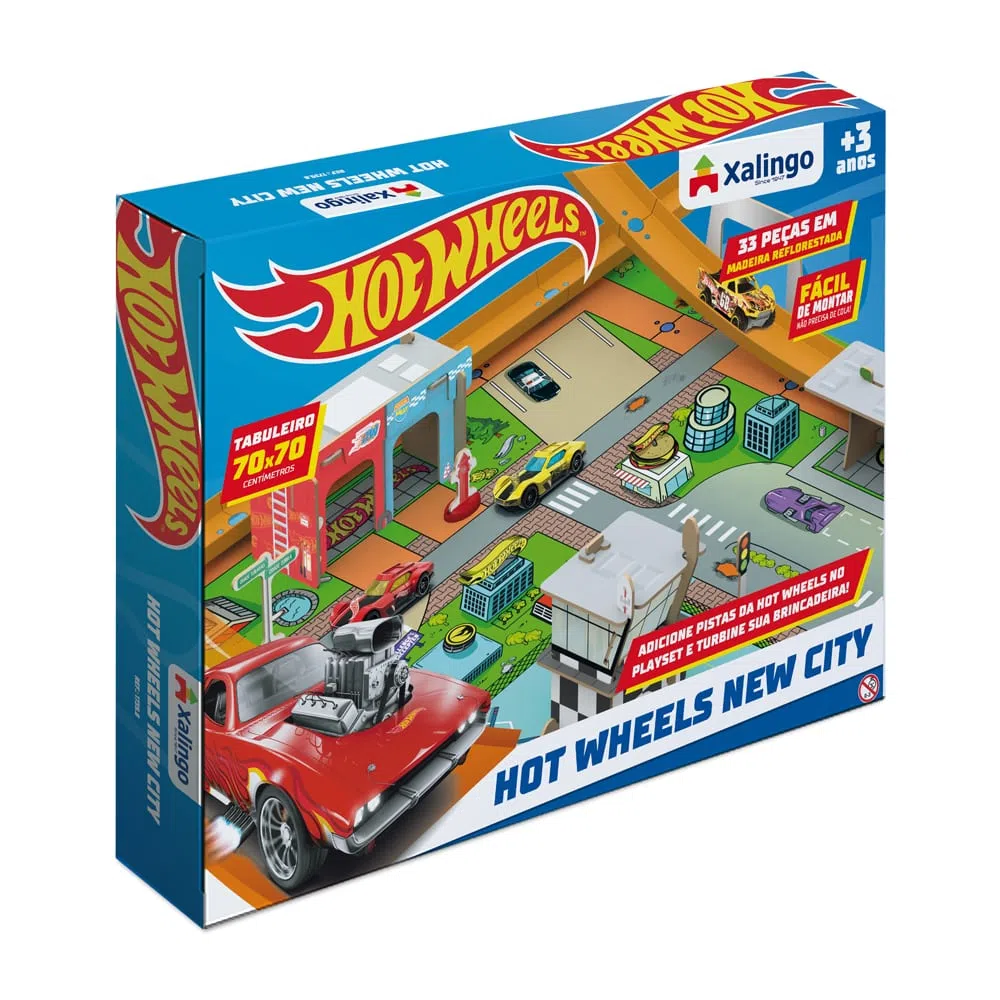 Playset Cidade Hot Wheels Tubarão Xalingo Brinquedos - Casa do Brinquedo®  Melhores Preços e Entrega Rápida