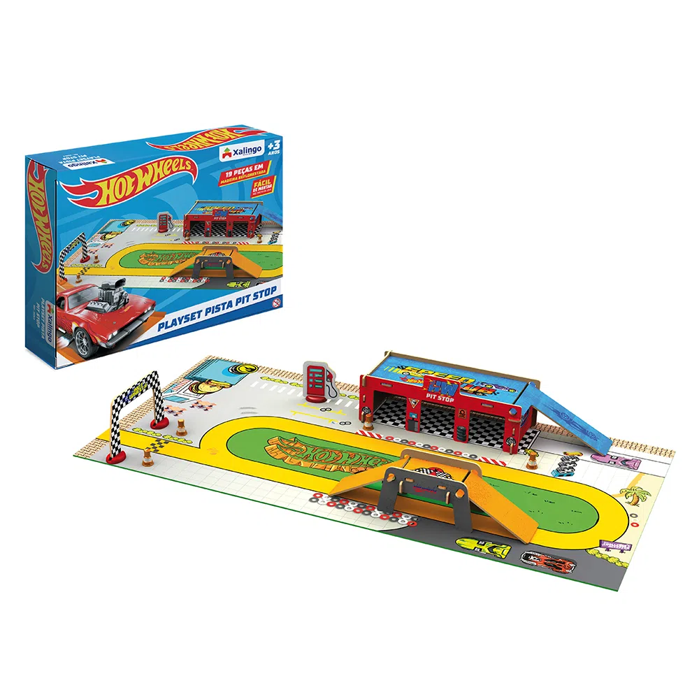 Pista De Carrinhos Brinquedo Corrida Infantil Tipo Hotwheels