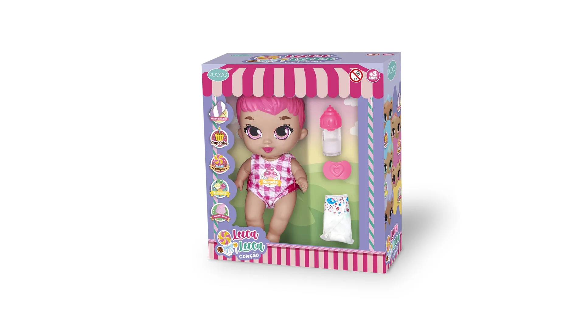 Boneca Encantadora Lecca Sorvete - Pupee® - Casa do Brinquedo ...