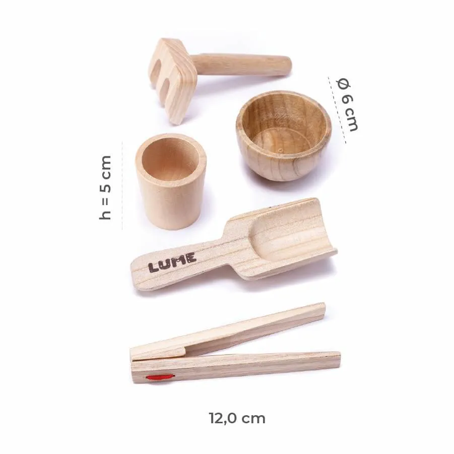 Kit de Jardinagem - Lume Brinquedos