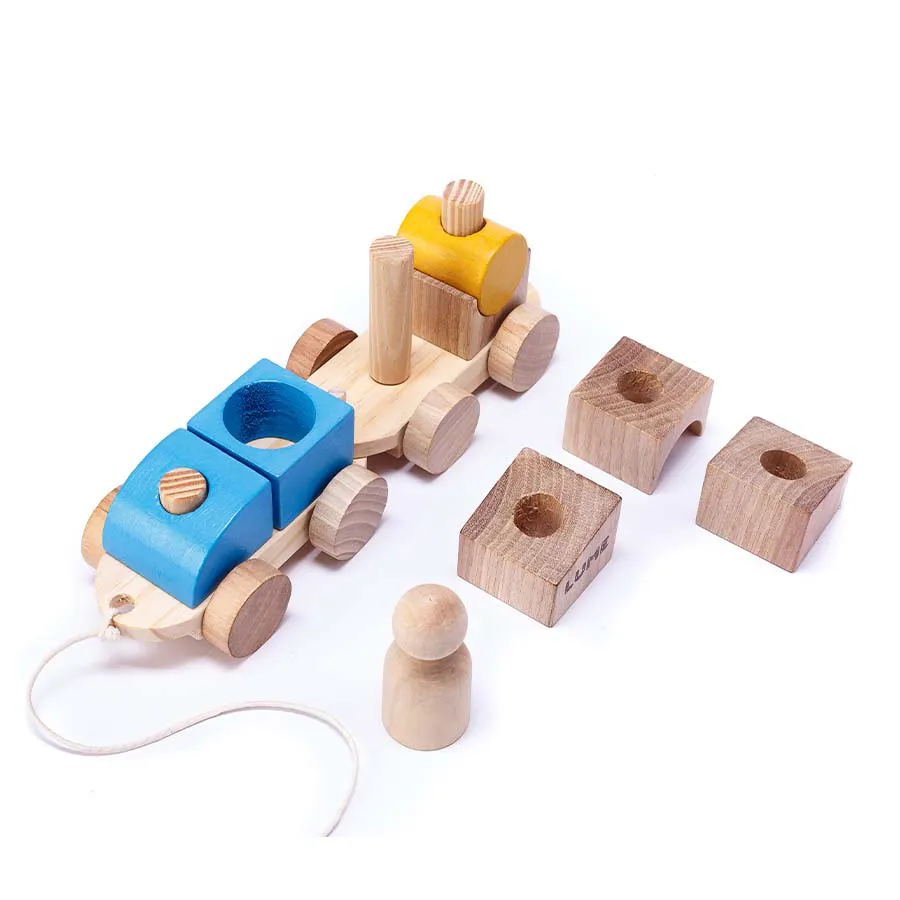Carretinha de Encaixe - Lume Brinquedos