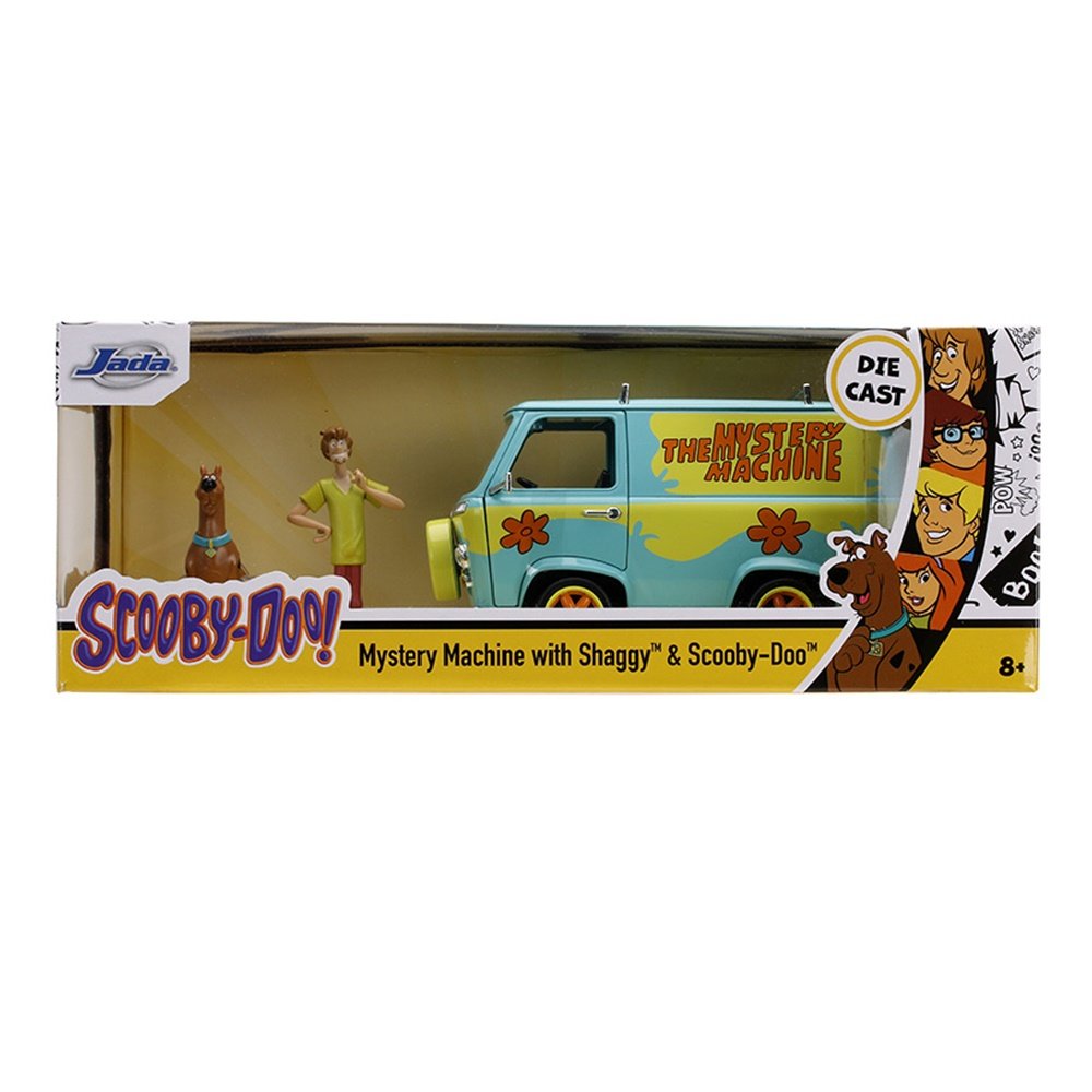 Miniatura Van The Mystery Machine c/ Figuras Scooby Doo e Salsicha - 1: ...