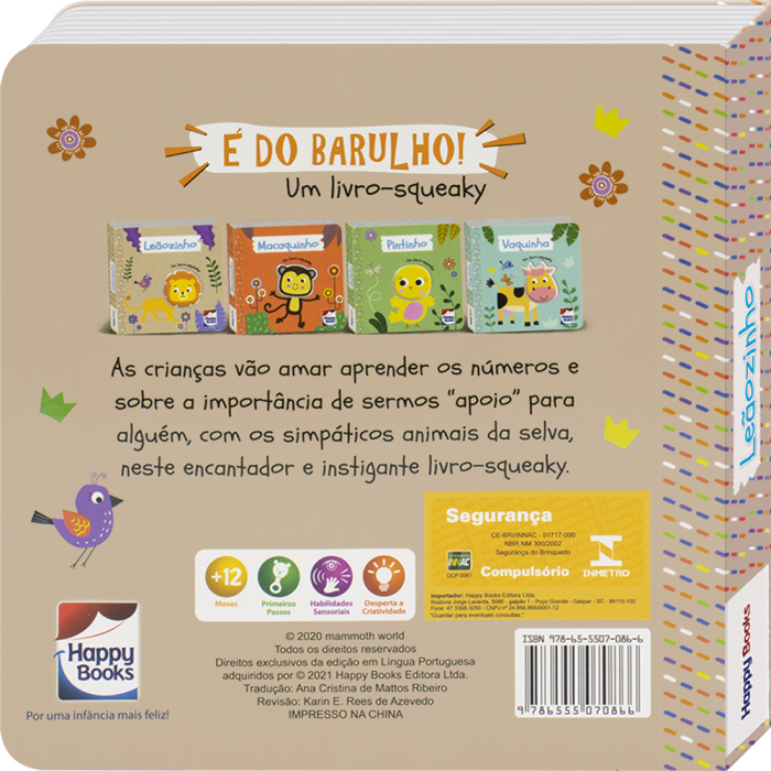 É do Barulho! Um Livro-Squeaky: Leãozinho