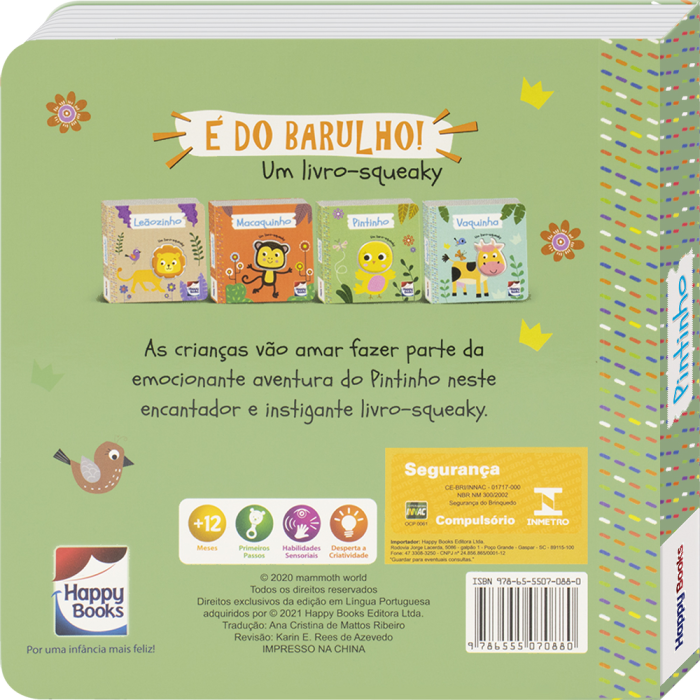 É do Barulho! Um Livro-Squeaky: Pintinho