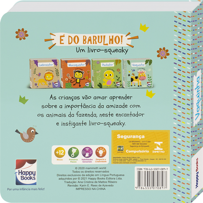 É do Barulho! Um Livro-Squeaky: Vaquinha