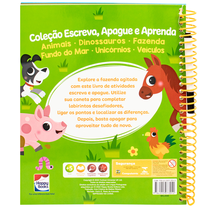 Escreva, Apague e Aprenda: Fazenda