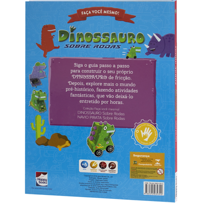 Faça Você Mesmo! Dinossauro Sobre Rodas