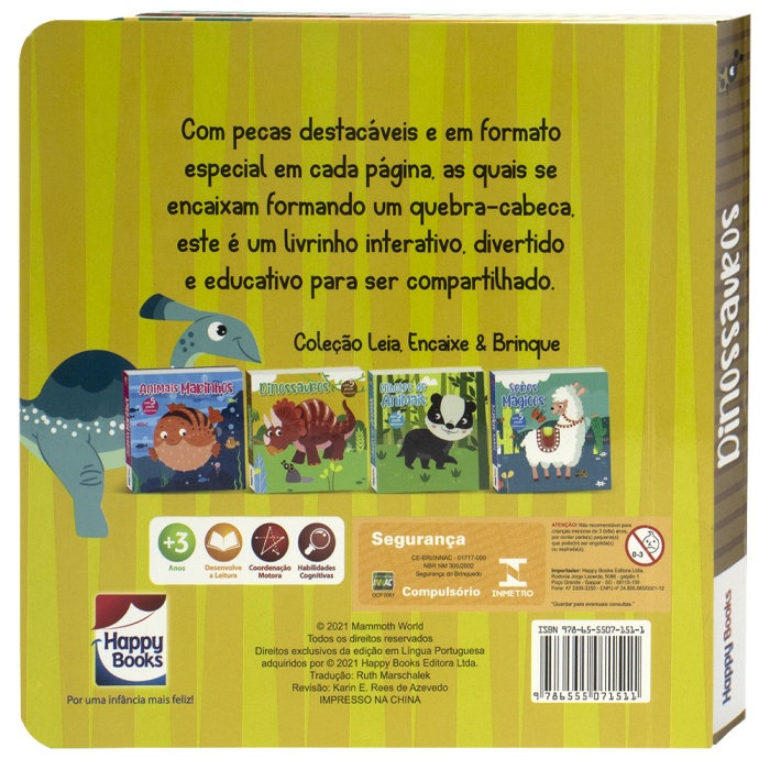 Leia, Encaixe & Brinque: Dinossauros