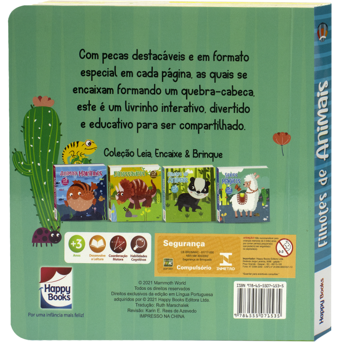 Leia, Encaixe & Brinque: Filhotes de Animais