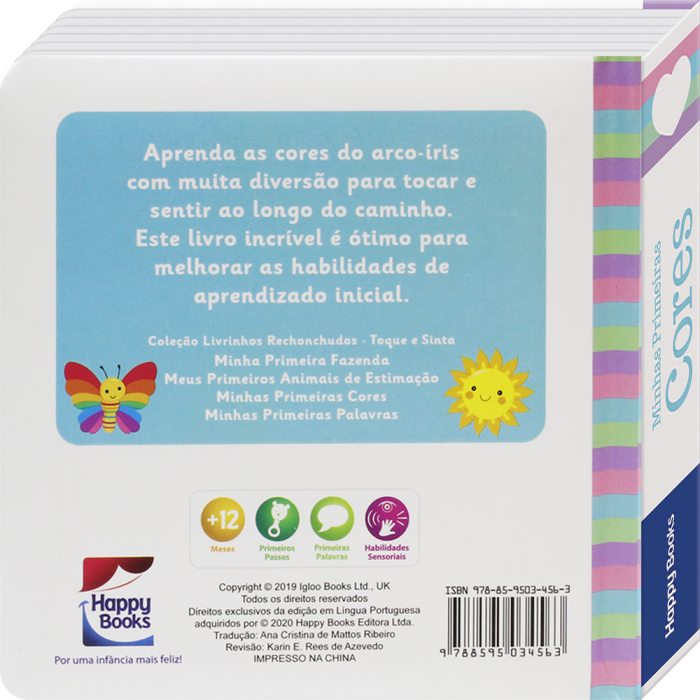 Little Me Livrinhos Rechonchudos - Toque e Sinta: Minhas Primeiras Cores