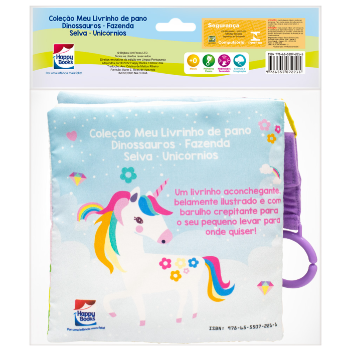 Meu Livrinho de Pano: Unicórnios