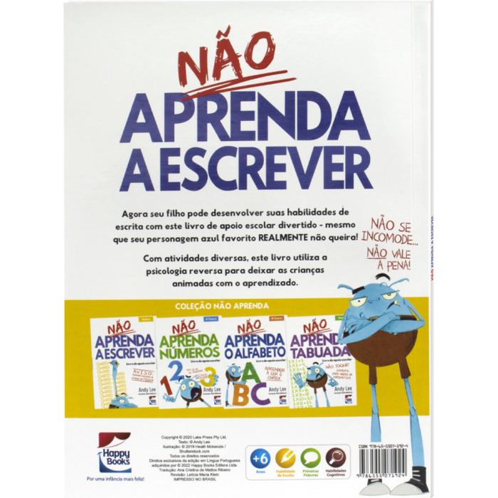 Não Aprenda... A Escrever