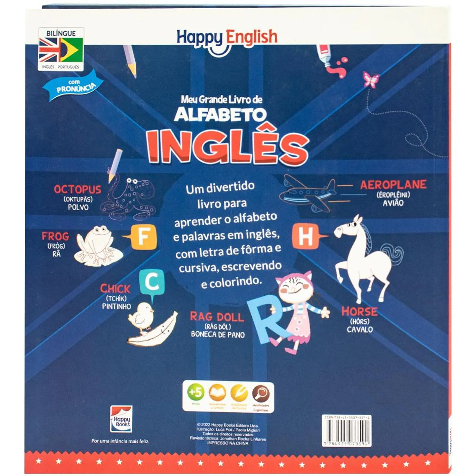 Happy English: Meu Grande Livro do Alfabeto em Inglês