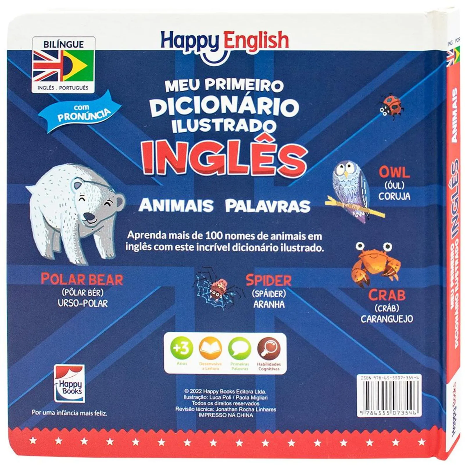 Happy English: Meu Primeiro Dicionário Ilustrado - Animais