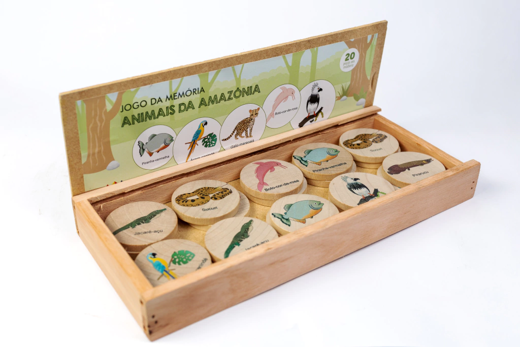 Jogo da Memória - Animais da Amazônia