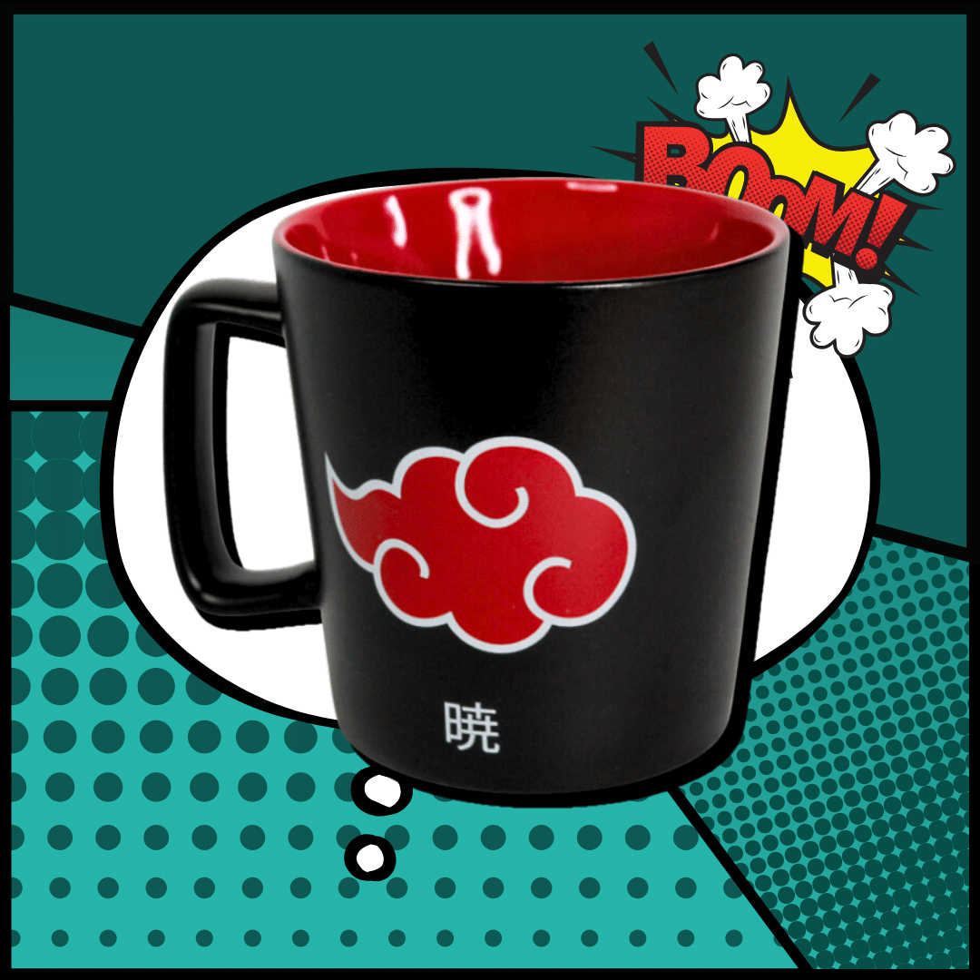 Caneca Akatsuki Símbolo Nuvem Naruto 1924