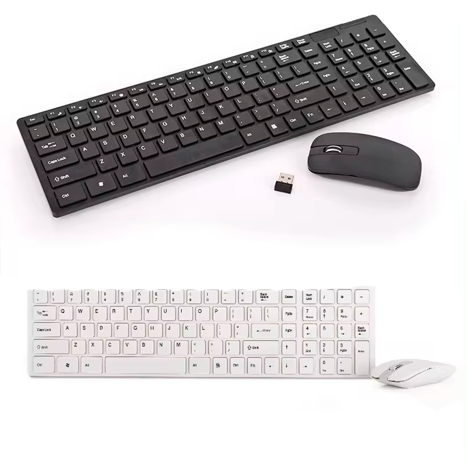 Kit Teclado e Mouse Sem Fio ABNT 2 – Wireless para PC e Notebook 💻 ...