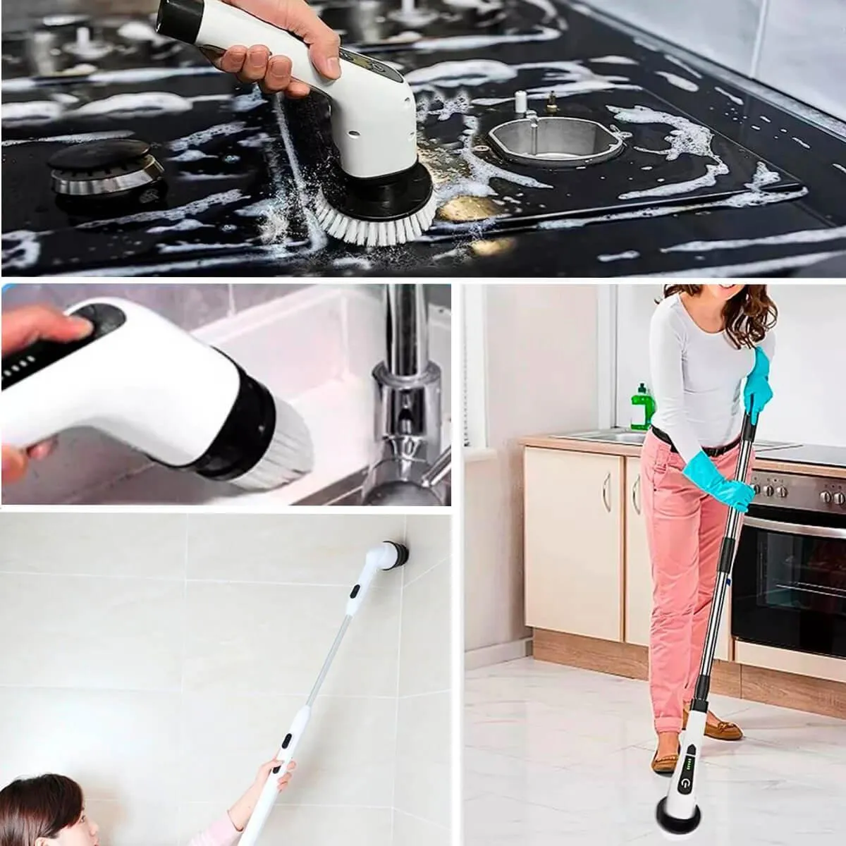 Escova Elétrica 9 em 1 Rotatória Limpeza 360 Bivolt Cabo Regulável -  National Shop