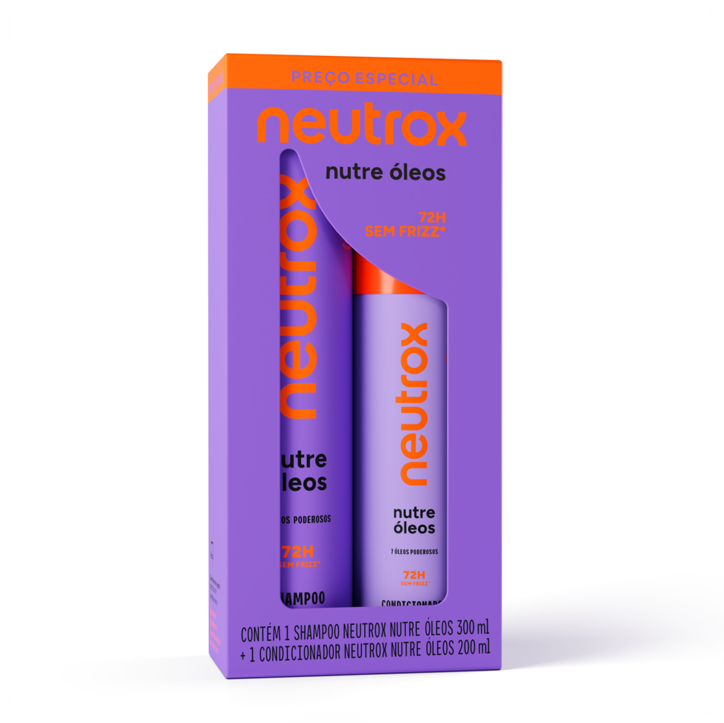 Shampoo Neutrox 7 Óleos Poderosos – Controle do Frizz - Jubelly