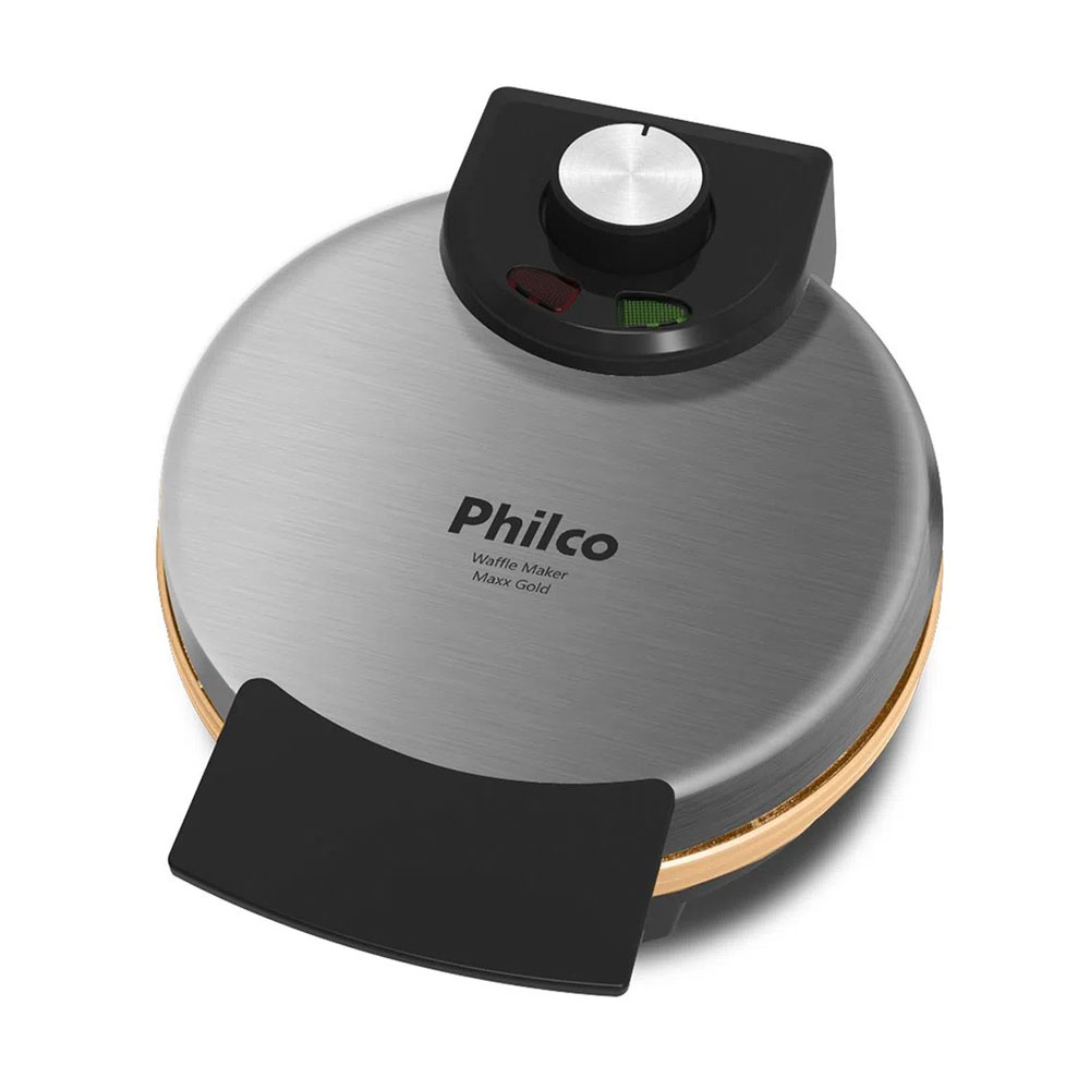 Máquina De Waffle Maxx Gold Philco PWM02PG - Giralar - A loja da sua casa