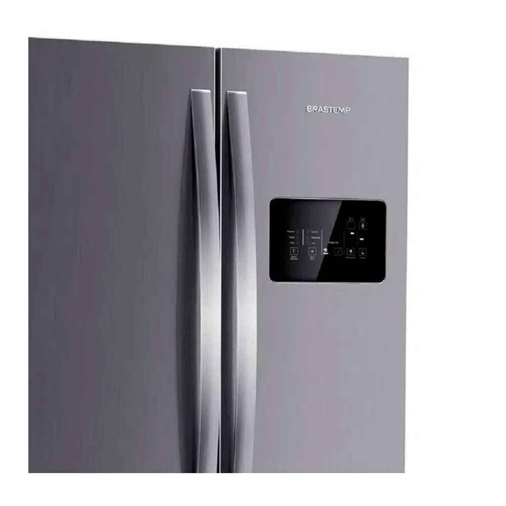 Geladeira 2 Portas Brastemp BRO85AK 554L Frost Free Inox - 110V ...