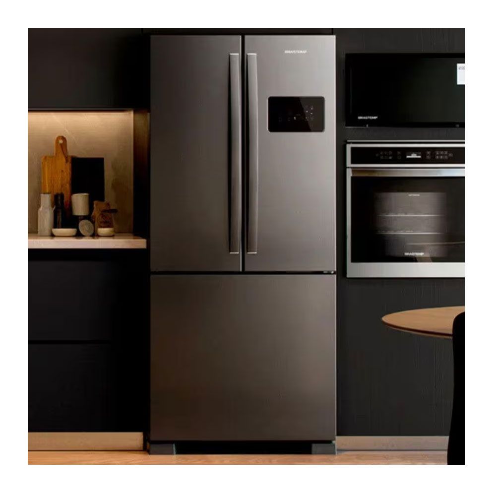 Geladeira 2 Portas Brastemp BRO85AK 554L Frost Free Inox - 110V ...