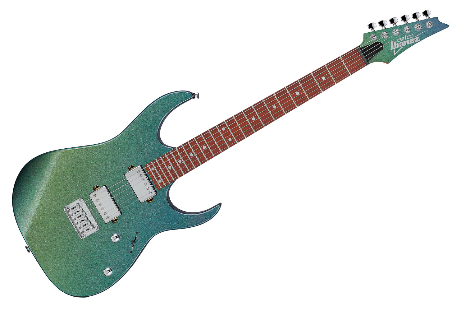 Guitarra RG GIO Green Yellow Chameleon Ibanez GRG121SP-GYC [F035
