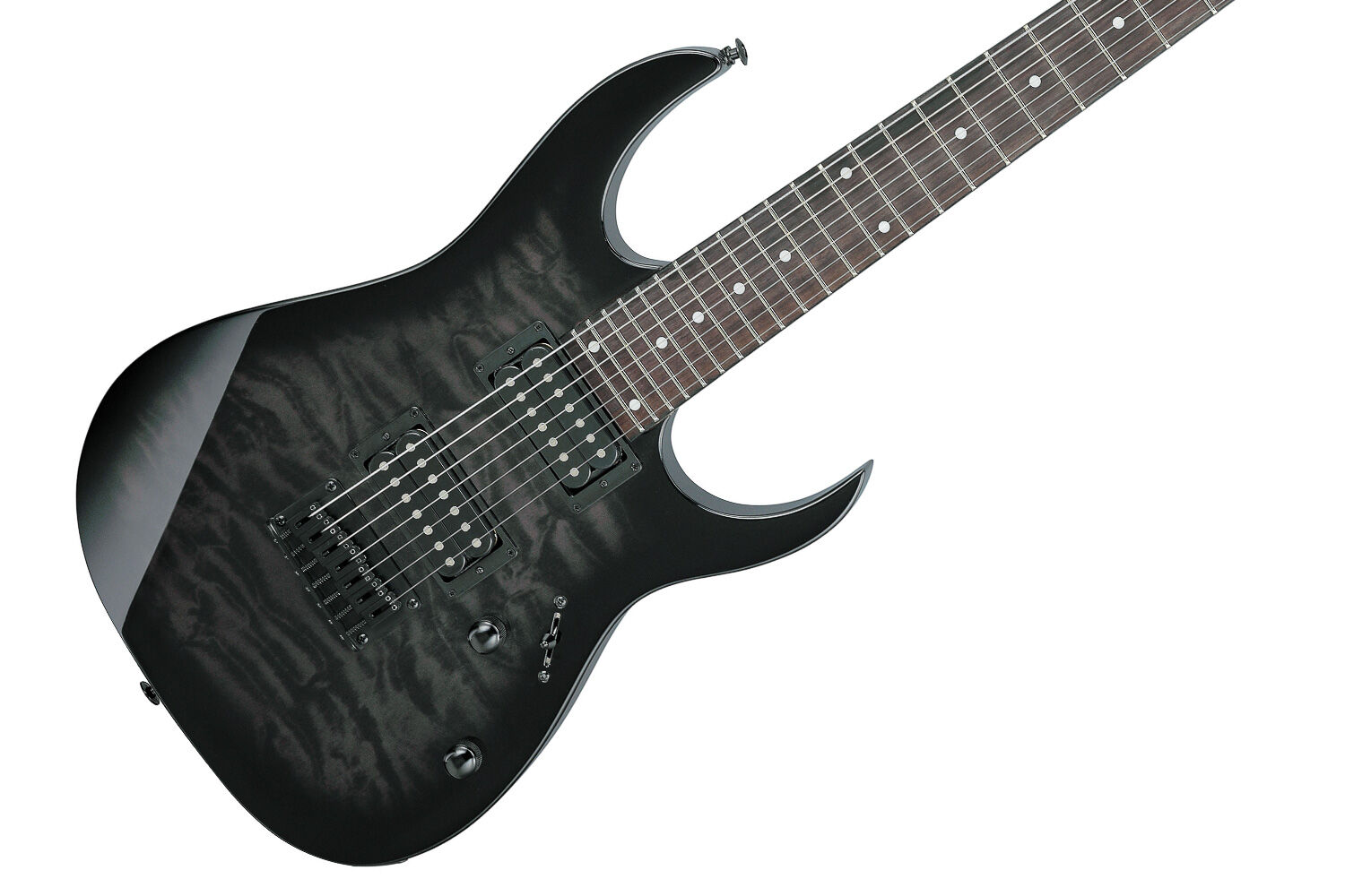 Guitarra 7 Cordas RG GIO Black Sunburst Ibanez GRG7221QA-TKS [F035