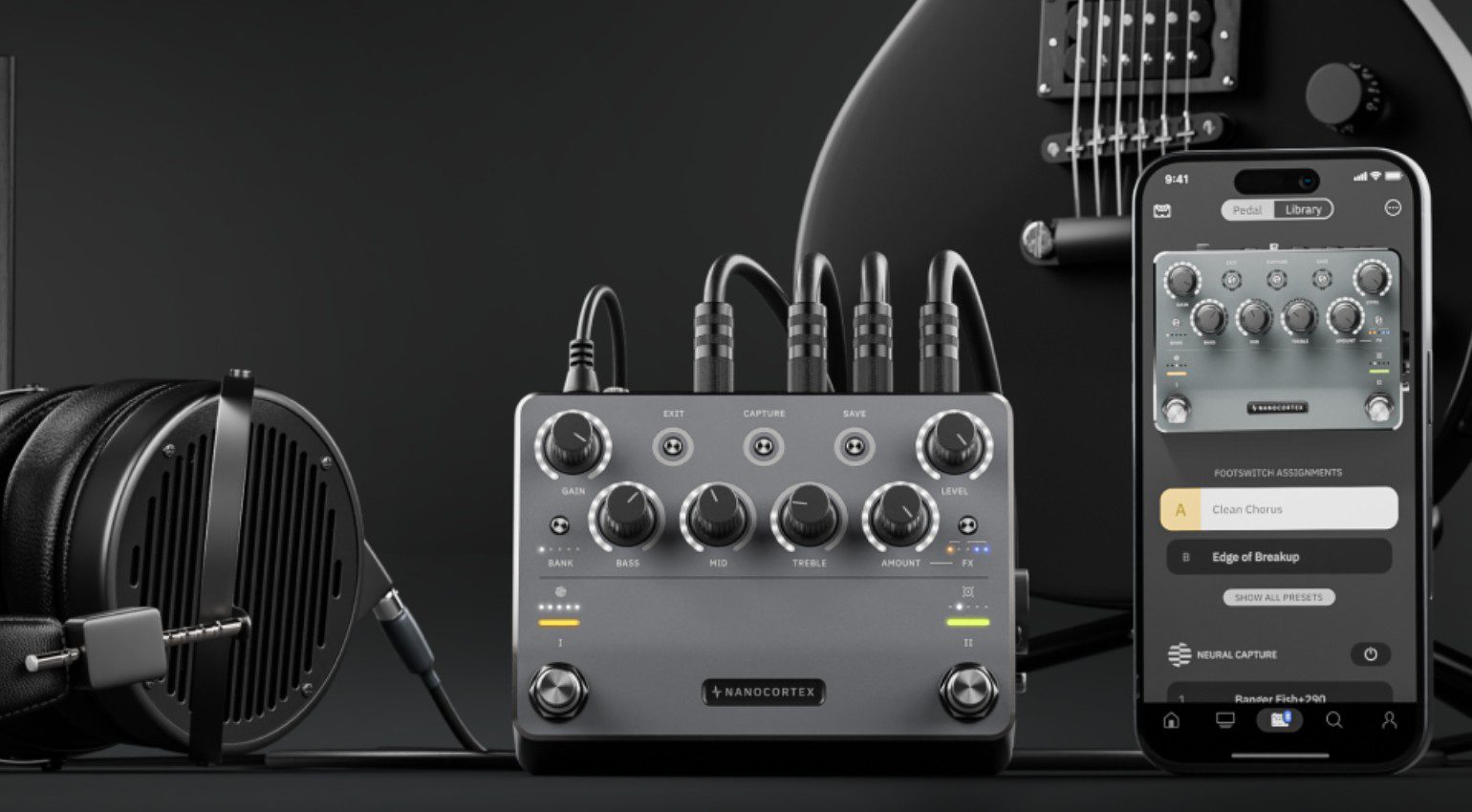 ギター Nano Cortex / Neural DSP Moss Music - Pedaleira Neural DSP Nano Cortex Amp Modeler