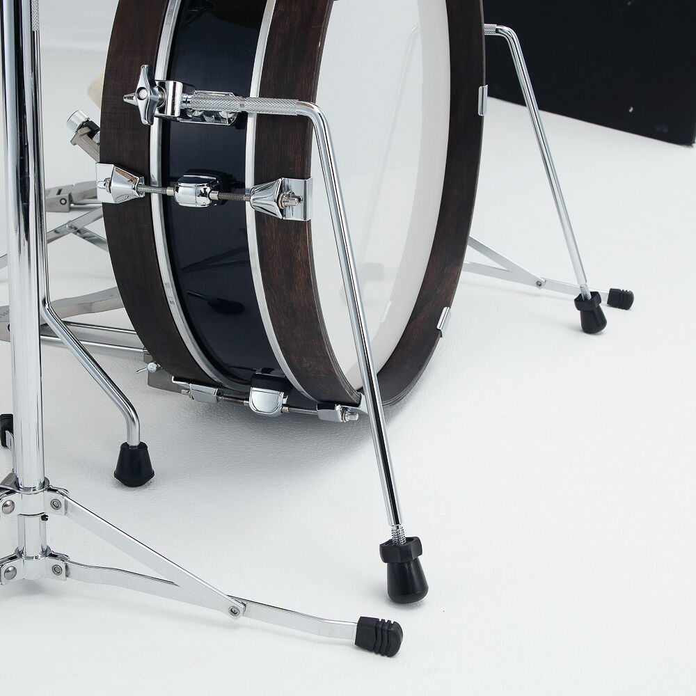 Bateria Shell Pack (4 Tambores) Preta Hairline Black Tama Club-Jam ...