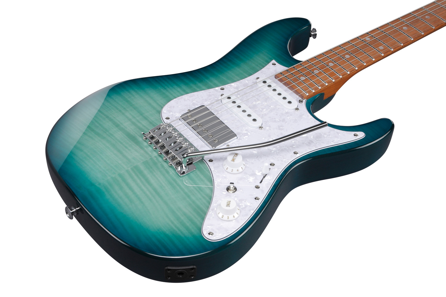 Guitarra Transparent Turquoise Burst Ibanez AZ AZ22S1F-TXB [F035