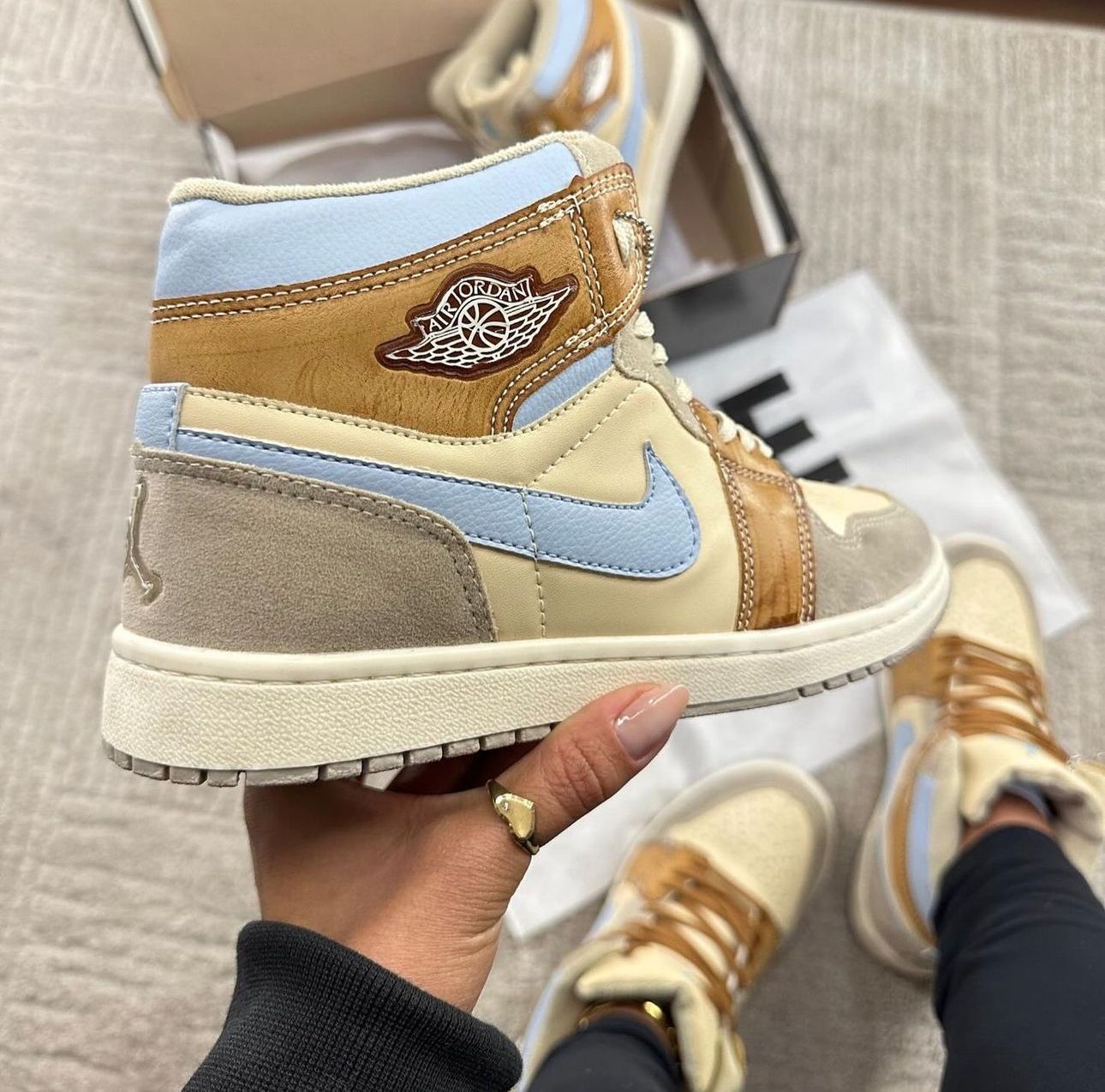 Tênis Air Jordan - Dourado - Imperio Hardcore Fit Tênis Air Jordan - Dourado - Imperio Hardcore Fit