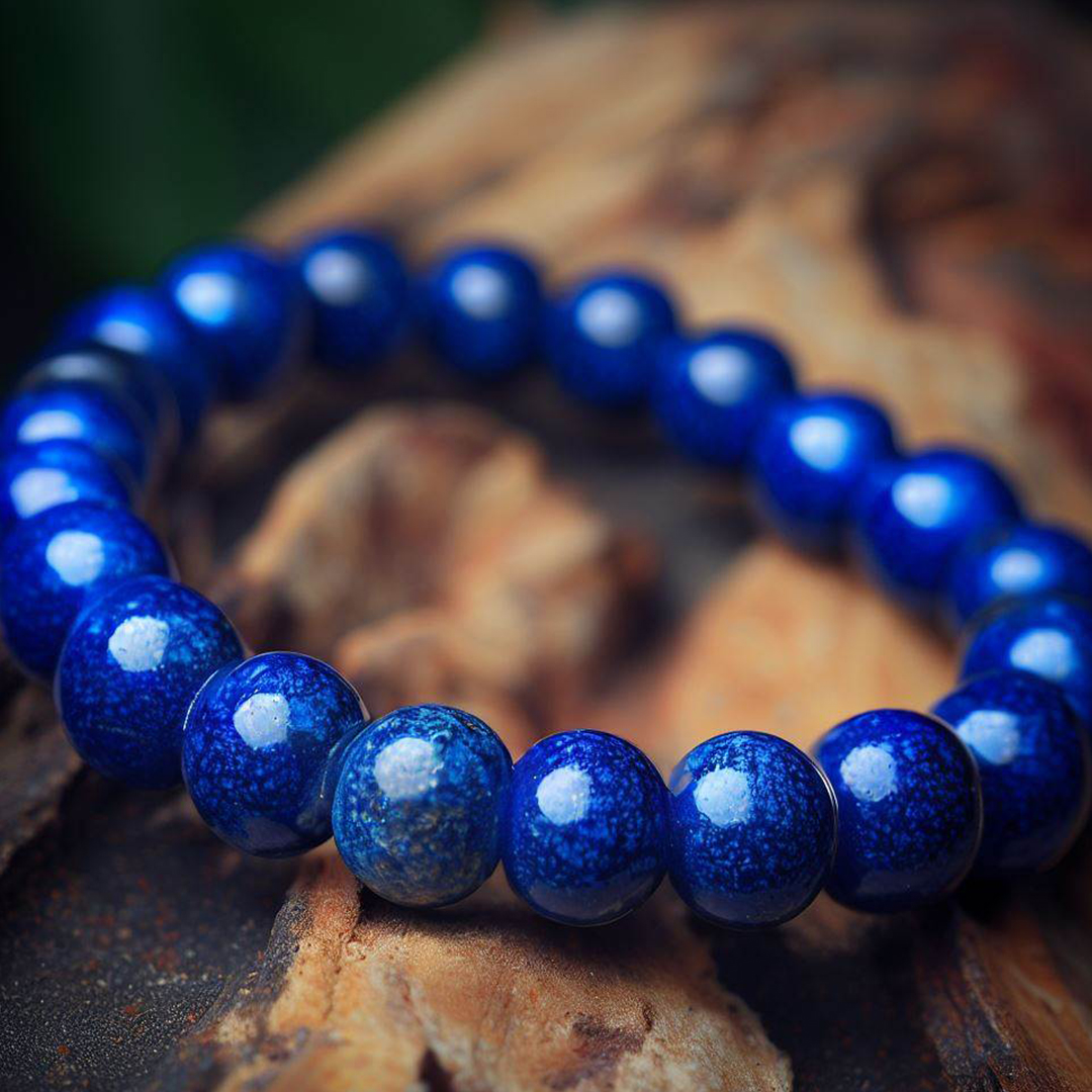 Pulseira de Pedra Lapis Lazuli