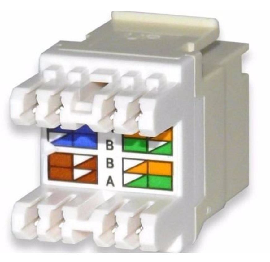 Conector Furukawa MultiLan C5e Keystone CAT.5e, RJ45, Azul ShockTI Comércio de Informática