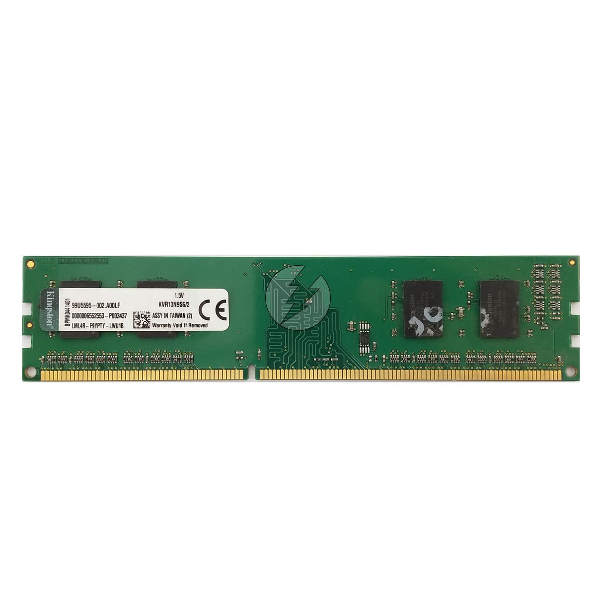 Memória RAM Kingston KVR13N9S6/2 Chip Kingston: DDR3, 2GB, 1Rx16, 1333 ...