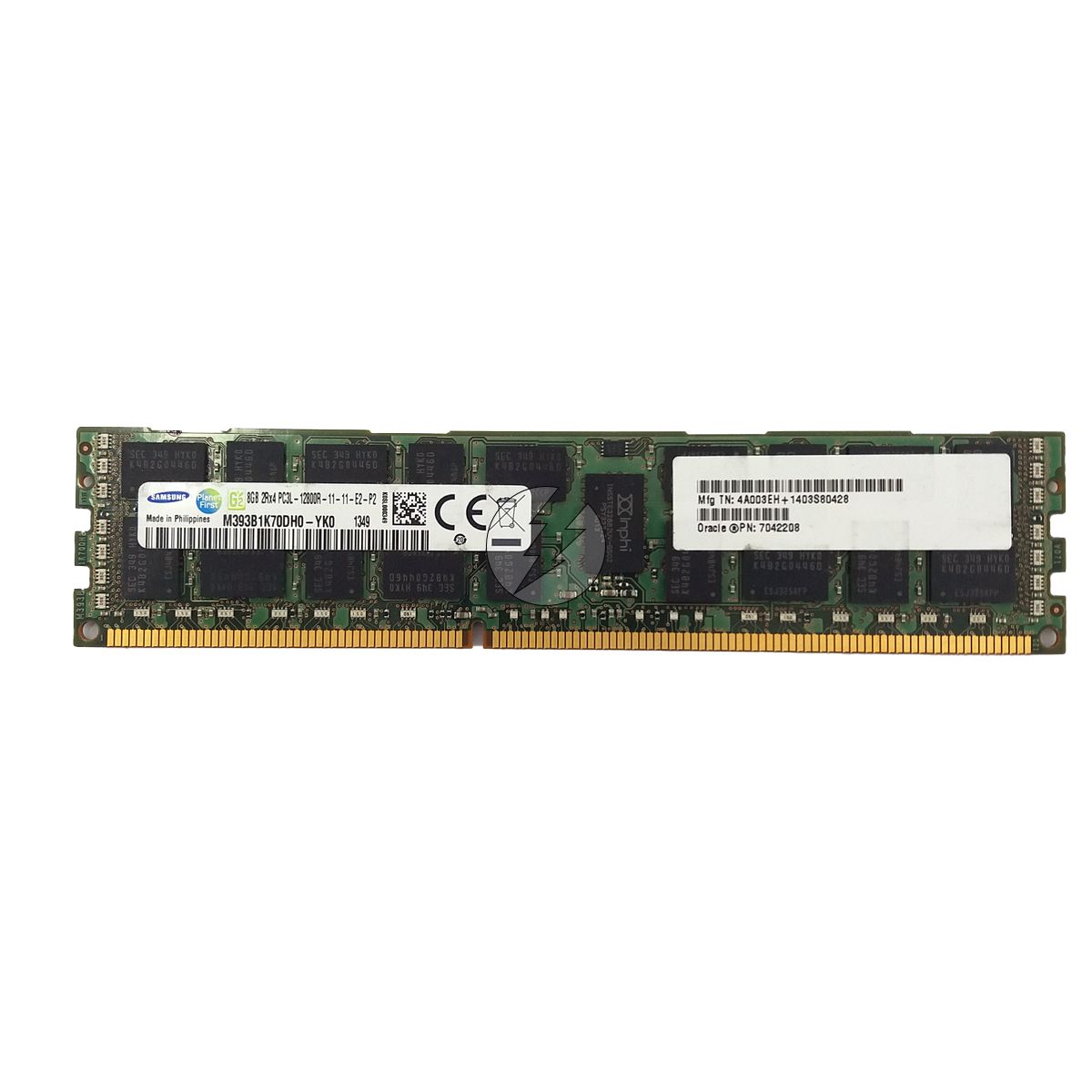 Memória RAM Samsung M393B1K70DH0-YK0 7042208: DDR3L, 8GB, 2Rx4