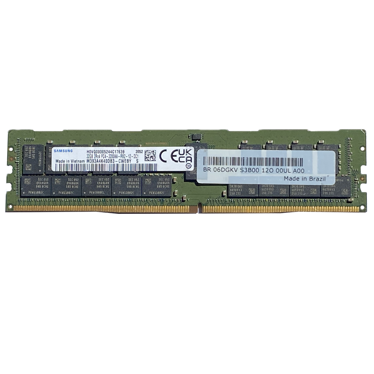 Memória Ram Samsung M393A4K40DB3-CWEBY: DDR4, 32GB, 2Rx4