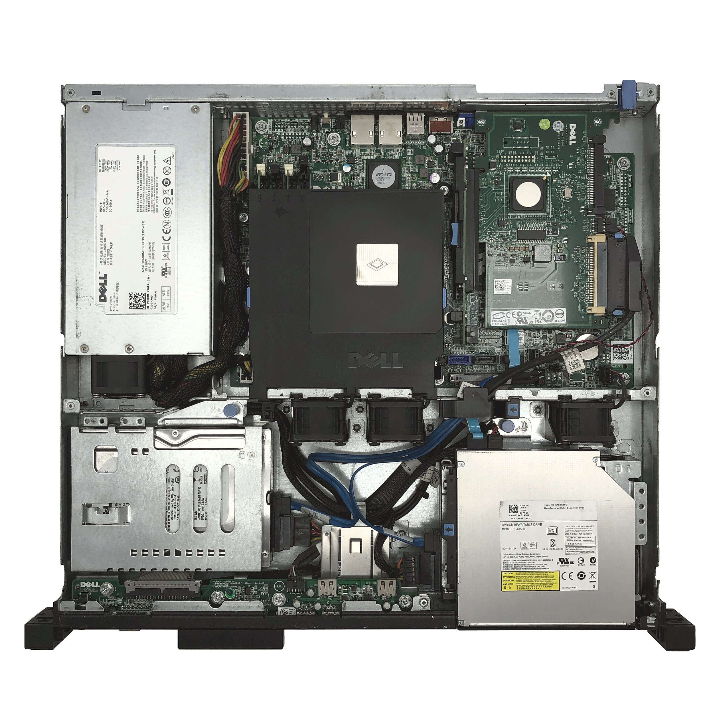 Servidor Dell PowerEdge R210: Xeon QuadCore 3.10Ghz, 16GB, 2x HD SAS ...