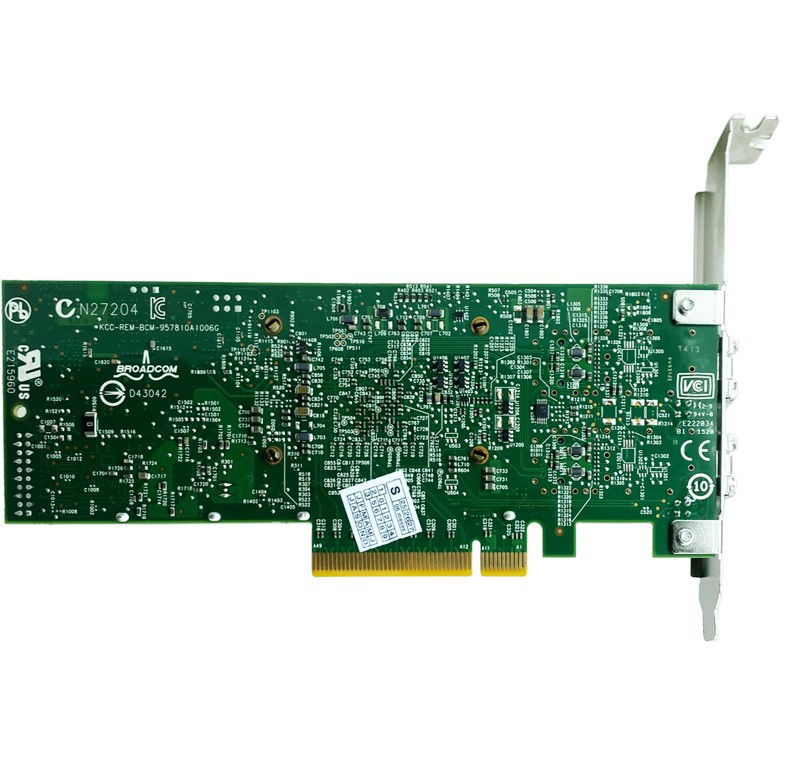 Placa De Rede 2x SFP+ 10 Giga Broadcom 57810S Dell 0Y40PH - ShockTI ...